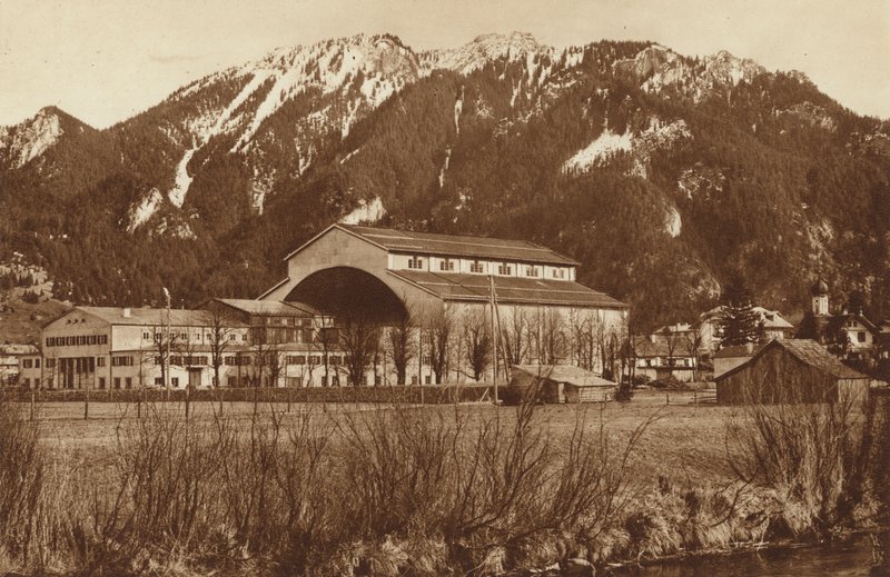 The House of Passions Play i Oberammergau, Udsigt mod Laber af Otto Ballerstedt