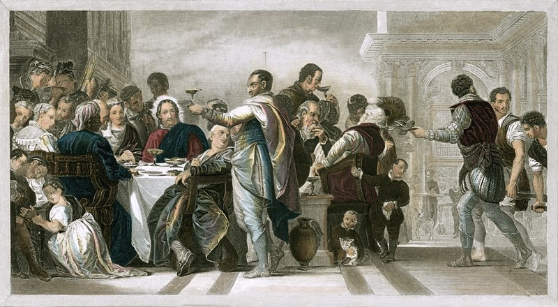 Ægteskab i Kana af Paolo Veronese