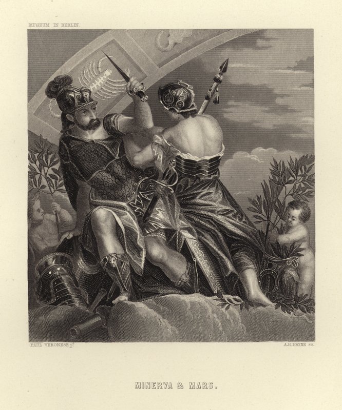 Minerva og Mars af Paolo Veronese