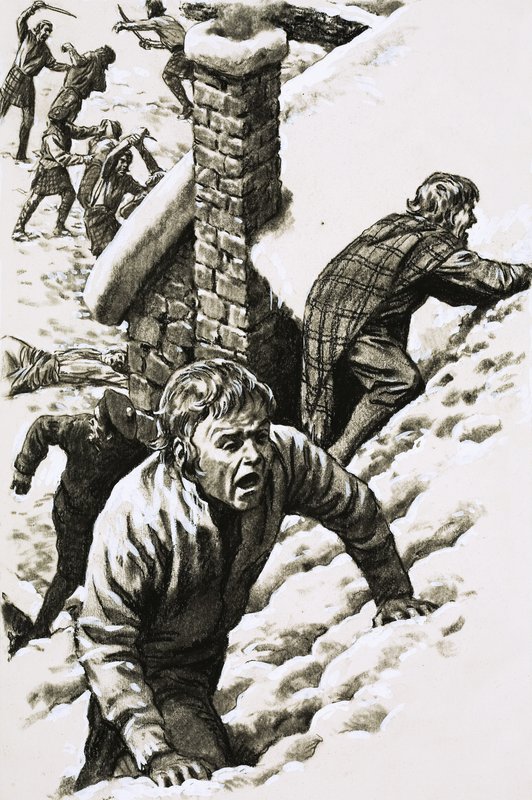 Uidentificeret skotsk slag af Pat (1907-95) Nicolle