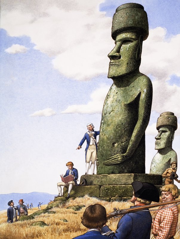 Hvad skete der egentlig Påskeøens idoler af Pat (1907-95) Nicolle