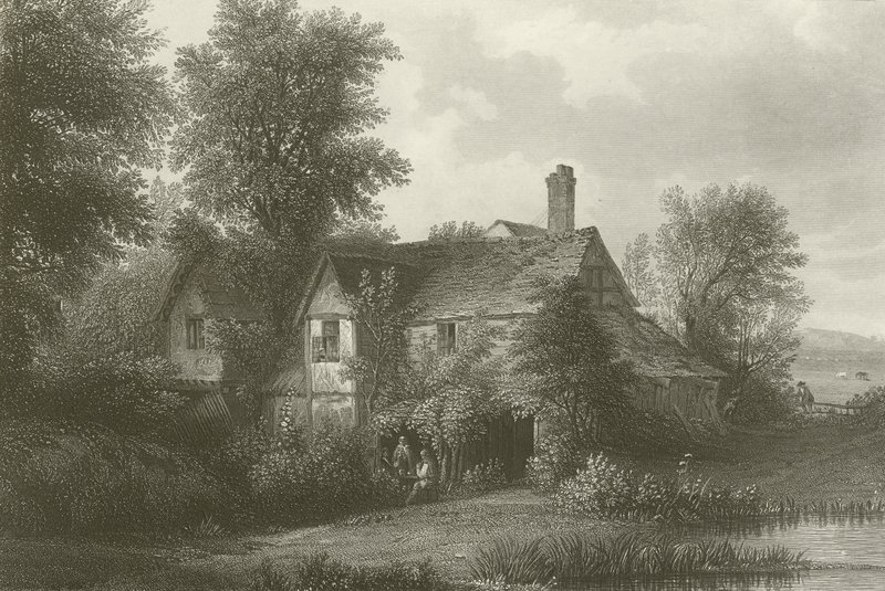 Sommerhus i Old Hyde Park, London (gravering) af Patrick Nasmyth