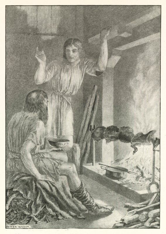 Illustration til Homers Odysseen (litografi) af Patten (after) Wilson