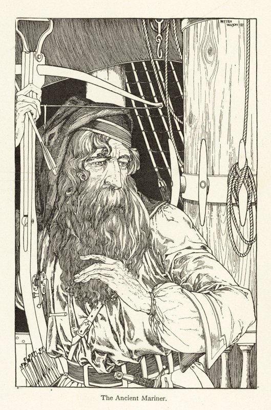 Rime of the Ancient Mariner (gravering) af Patten Wilson