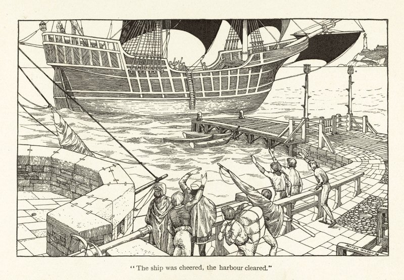 Rime of the Ancient Mariner (gravering) af Patten Wilson