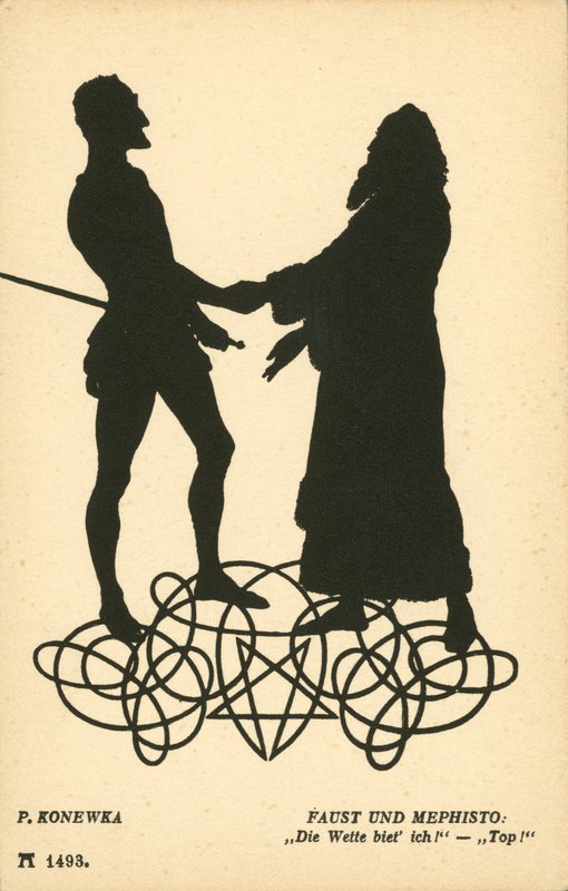 Faust og Mephistopheles af Paul Konewka