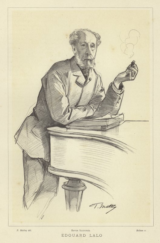 Edouard Lalo, fransk komponist af Paul Mathey