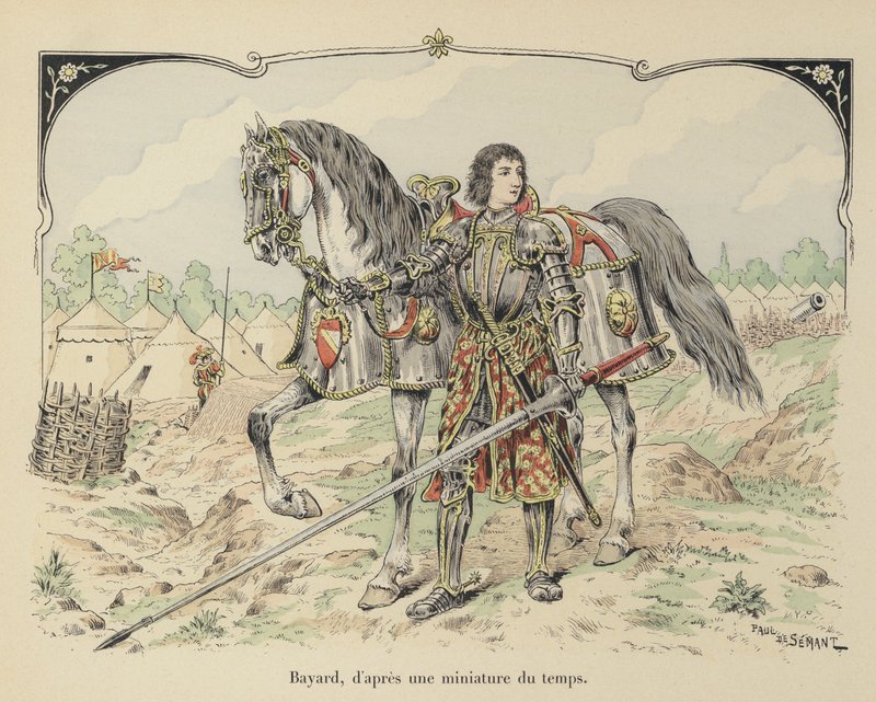 Pierre de Terrail, ridder af Bayard, fransk ridder af Paul de Semant