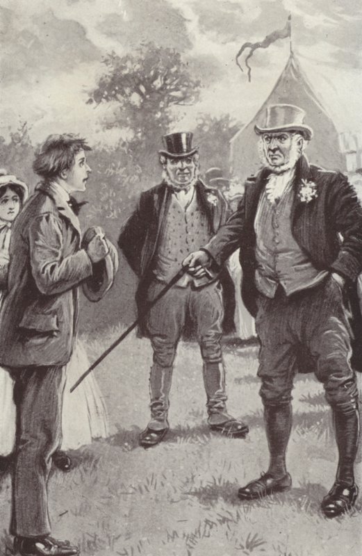 Illustration til Barchester Towers af Anthony Trollope (litho) af Paul (after) Hardy
