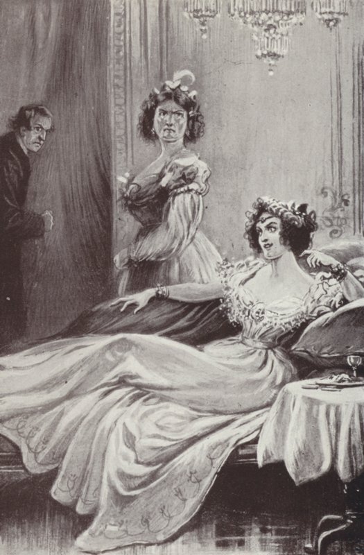 Illustration til Barchester Towers af Anthony Trollope (litho) af Paul (after) Hardy