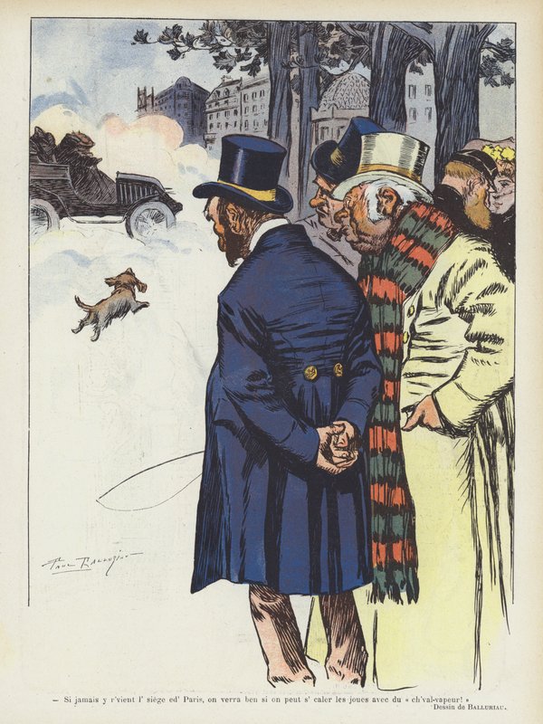 Illustration til Le Rire af Paul Balluriau
