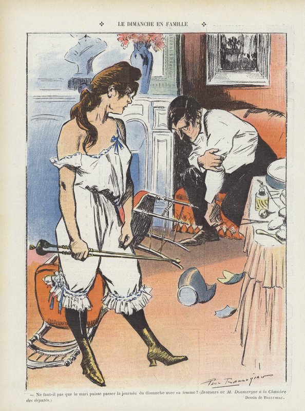 Illustration til Le Rire af Paul Balluriau