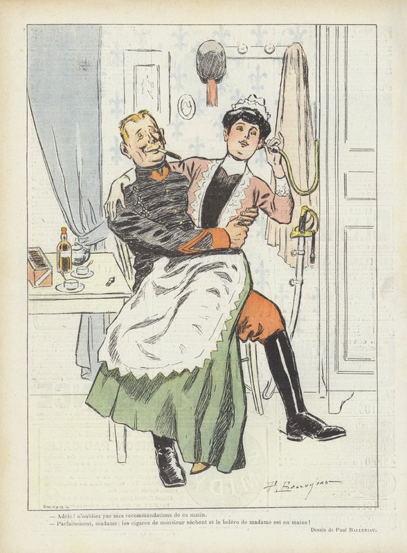 Illustration til Le Rire af Paul Balluriau