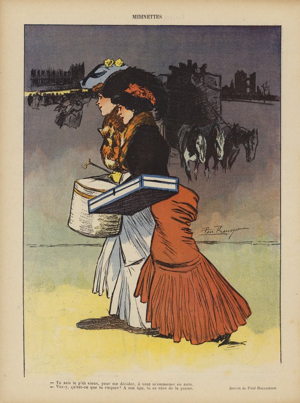 Illustration til Le Rire af Paul Balluriau