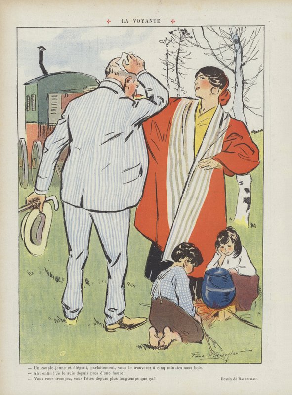 Seeren. Illustration til Le Rire af Paul Balluriau
