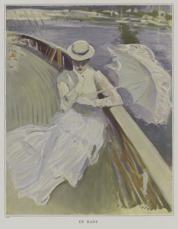 En Rade (i havn) af Paul Cesar Helleu