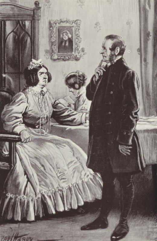 Illustration for Barchester Towers by Anthony Trollopedani af Paul Hardy