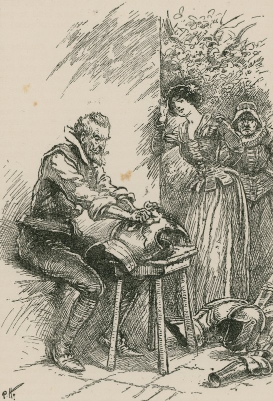 Det første han gjorde var at gennemsøge en rustning, som havde tilhørt hans oldefar af Paul Hardy