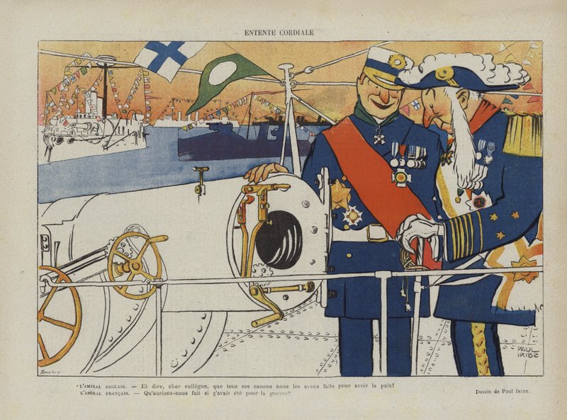 Hjertelig aftale. Illustration til Le Rire af Paul Iribe