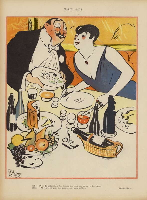 Illustration til Le Rire af Paul Iribe