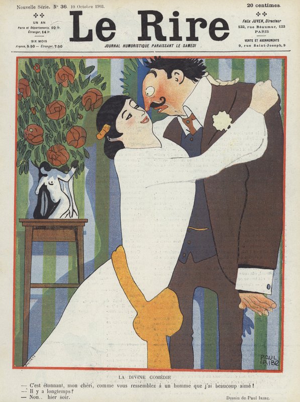 Illustration til Le Rire af Paul Iribe