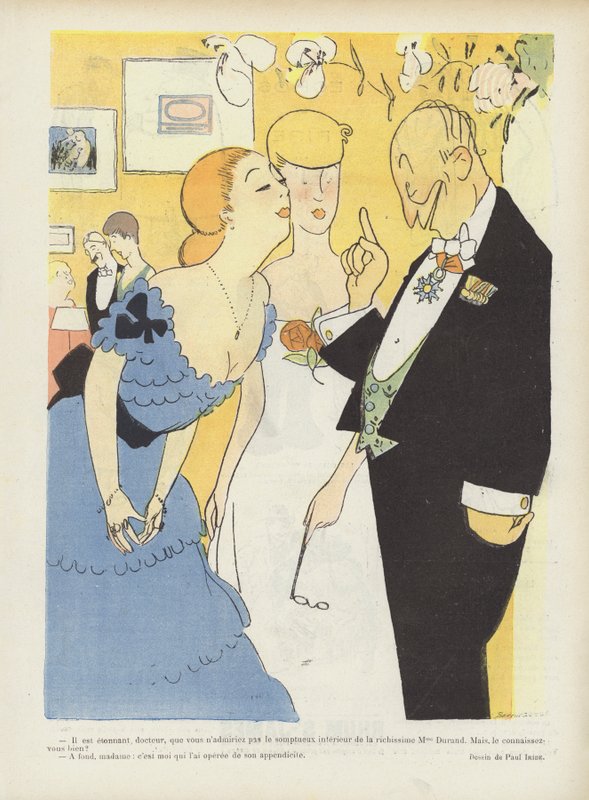 Illustration til Le Rire af Paul Iribe