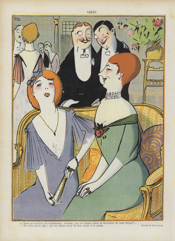 Illustration til Le Rire af Paul Iribe