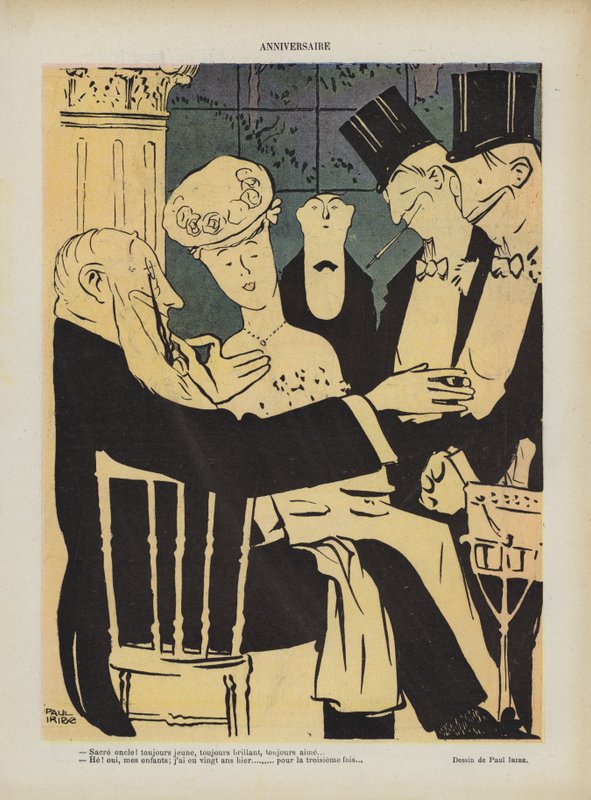 Illustration til Le Rire af Paul Iribe
