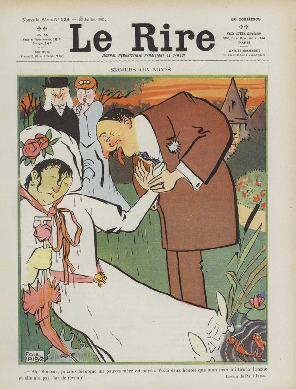 Illustration til Le Rire af Paul Iribe