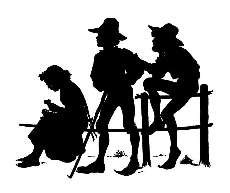 Silhouette af Paul Konewka (litho) af Paul Konewka