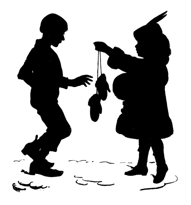 Silhouette af Paul Konewka (litho) af Paul Konewka