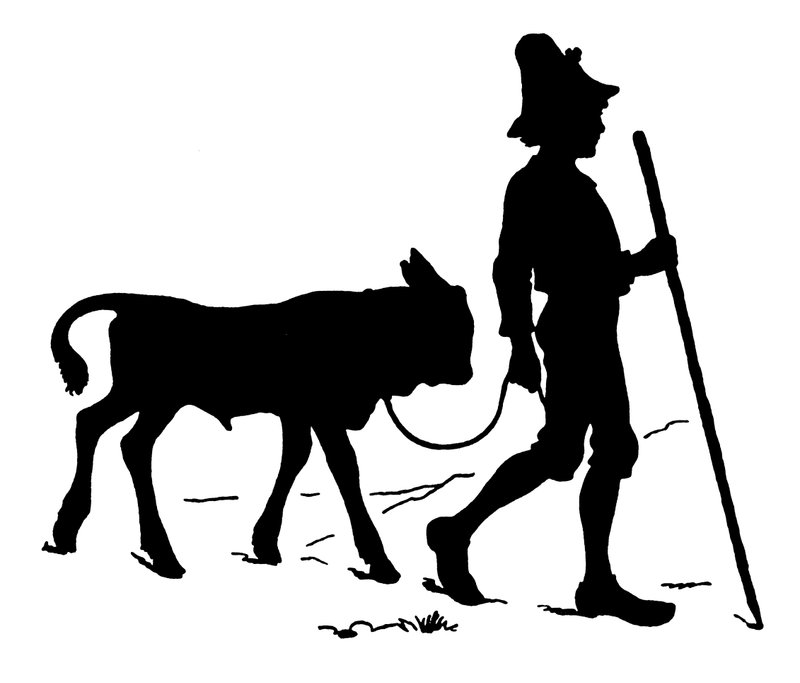 Silhouette af Paul Konewka (litho) af Paul Konewka