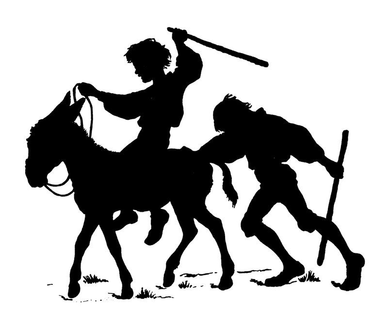 Silhouette af Paul Konewka (litho) af Paul Konewka