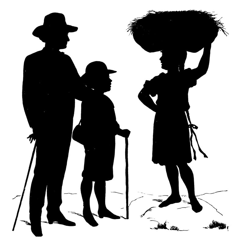 Silhouette af Paul Konewka (litho) af Paul Konewka