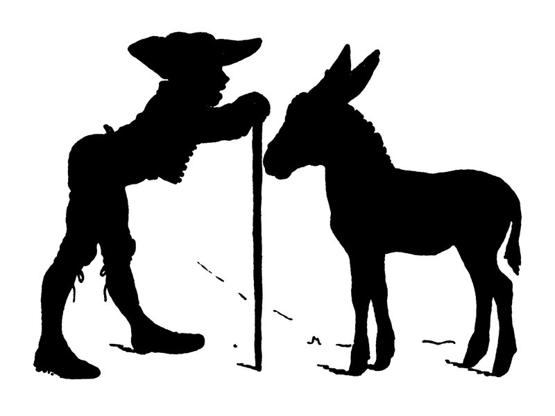 Silhouette af Paul Konewka (litho) af Paul Konewka