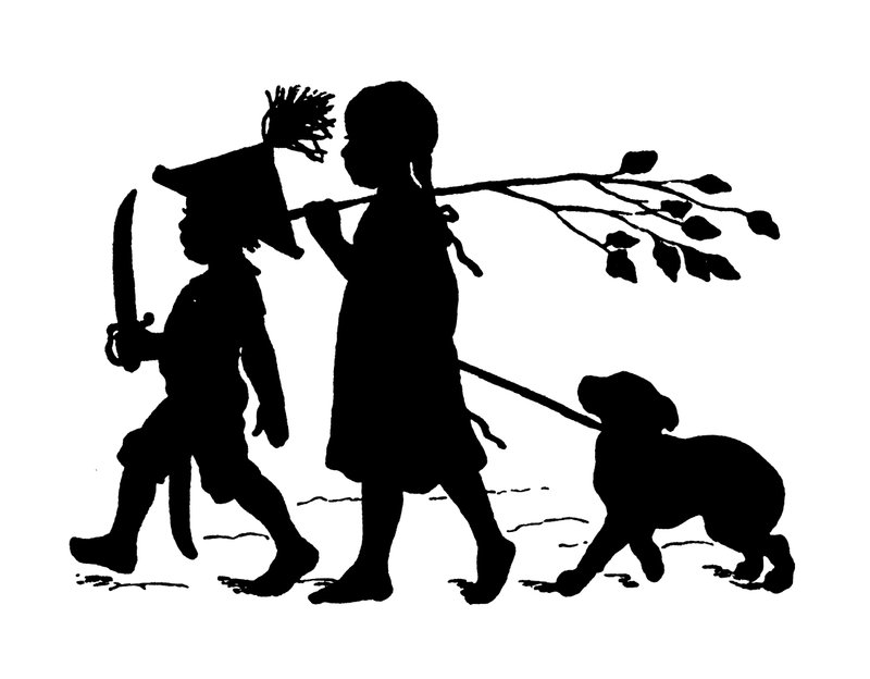 Silhouette af Paul Konewka (litho) af Paul Konewka