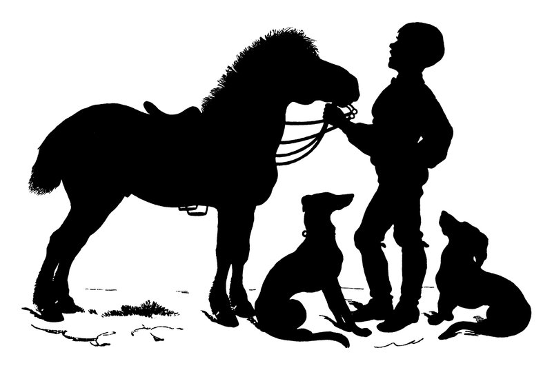 Silhouette af Paul Konewka (litho) af Paul Konewka