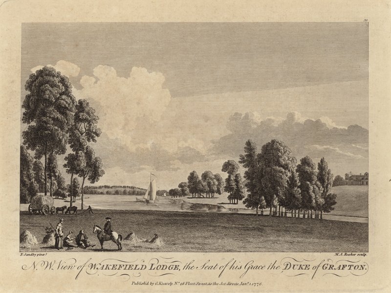 Wakefield Lodge af Paul Sandby