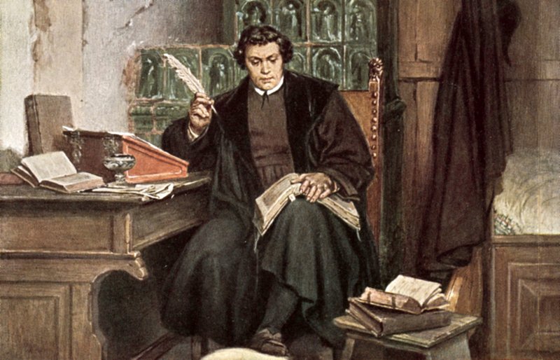 Martin Luther, maj 1521 til marts 1522 af Friedrich Paul Thumann