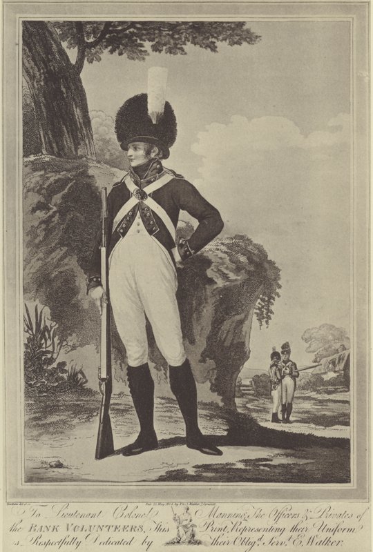 Bankfrivillig, 1804 af Peltro William Tomkins