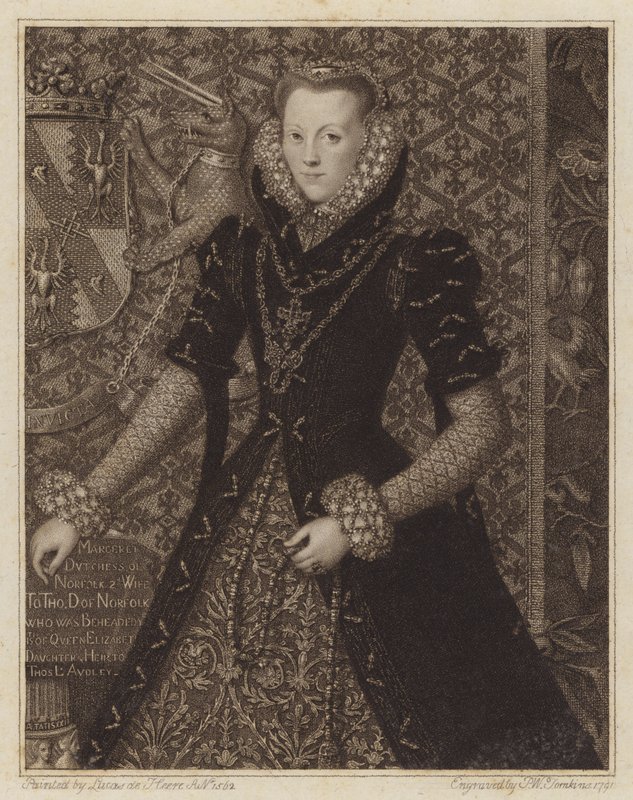 Margaret, hertuginde af Norfolk af Peltro William Tomkins