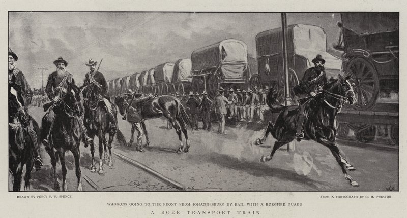 Et Boer Transporttog af Percy F.S. Spence
