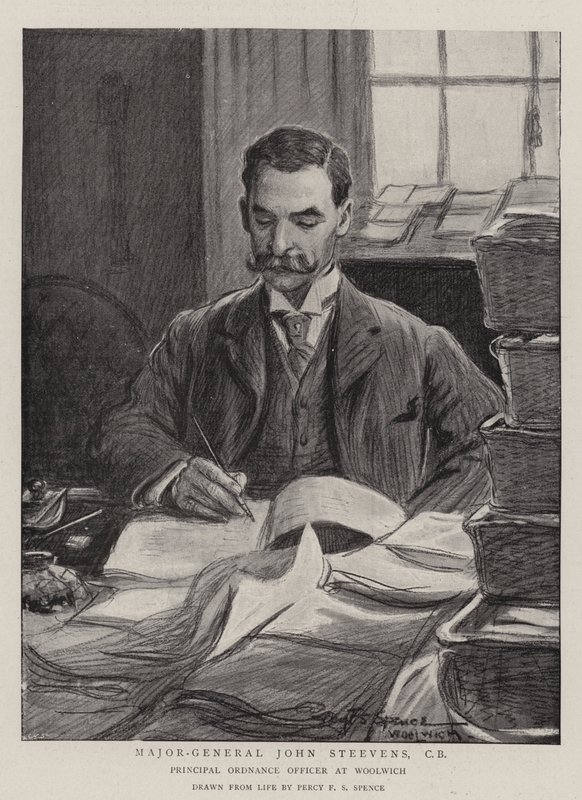 Generalmajor John Steevens, CB af Percy F.S. Spence