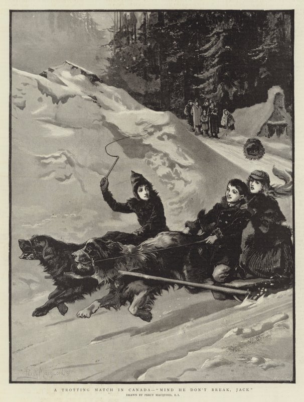 En travkamp i Canada, Pas på, at han ikke går i stykker, Jack af Percy Macquoid