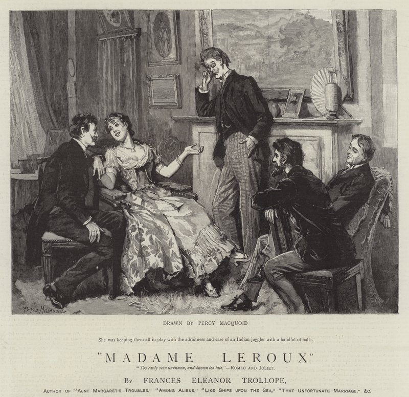 Fru Leroux af Percy Macquoid