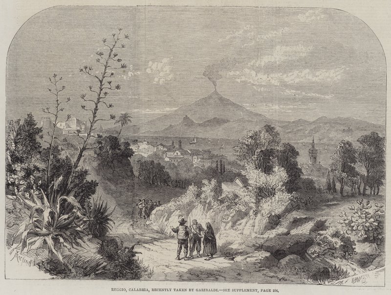 Reggio, Calabria, for nylig taget af Garibaldi af Percy Macquoid