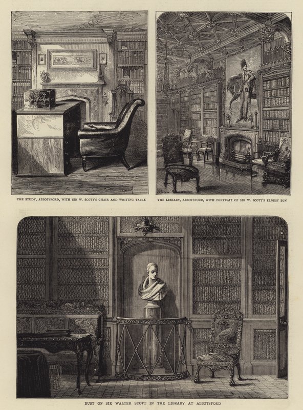 Sir Walter Scott hundrede år af Percy William Justyne