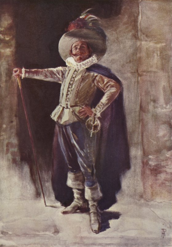 Coquelin, som Cyrano de Bergerac af Percy Anderson
