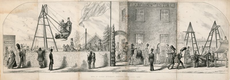 24. april, søndag eftermiddag, Primrose Tavern, Chalk Farm af Percy Cruikshank
