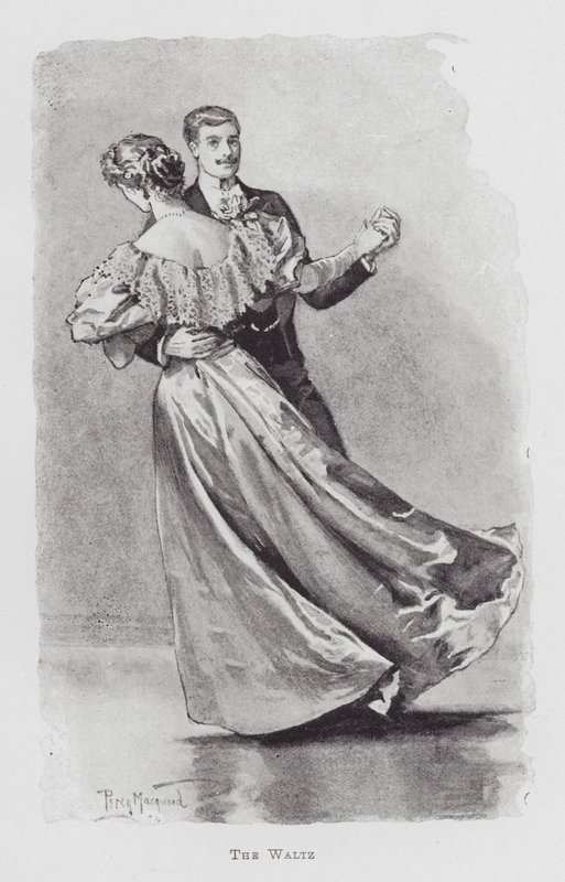 Dans: Valsen (litho) af Percy Macquoid